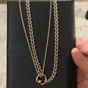 Mixed metal necklace